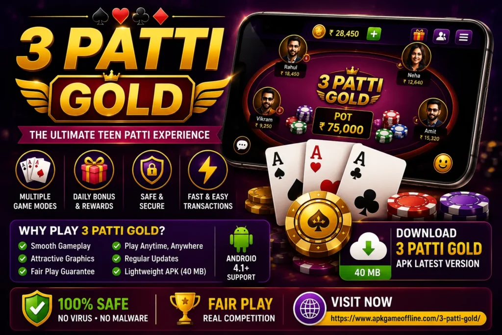 3 Patti Gold APK Overview