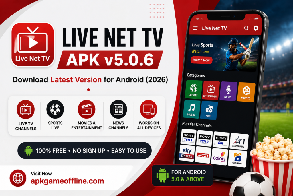 Live Net TV APK v5.0.6 Download Latest Version for Android \