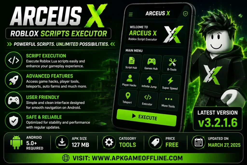 Arceus X APK – Roblox Scripts, Features & Android Guide