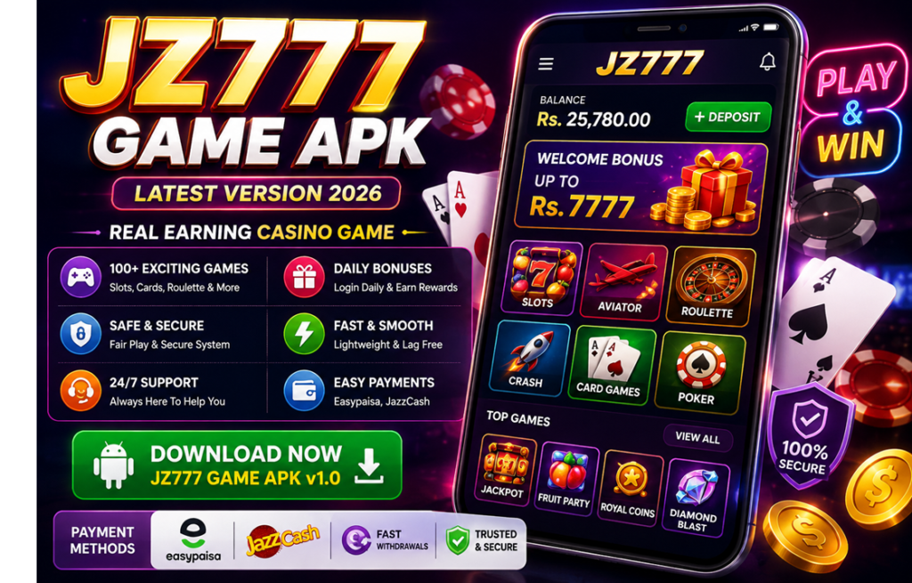 JZ777 Game APK Download (Real Earning App) for Android 2026