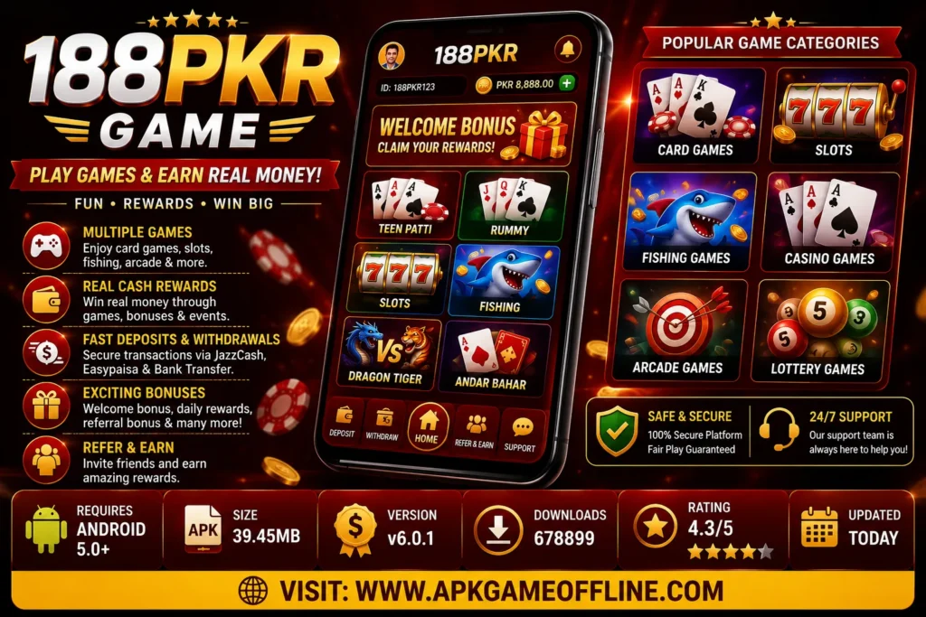 188PKR Game APK Overview